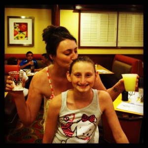 Brittany and her little sister Courtney